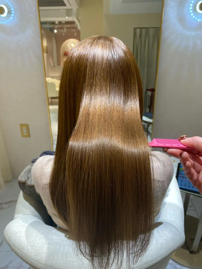 セミロング 髪質改善 トリートメント ヘアカラー トリートメント ヘッドスパ 代表✩.*˚白井 美香のヘアスタイル