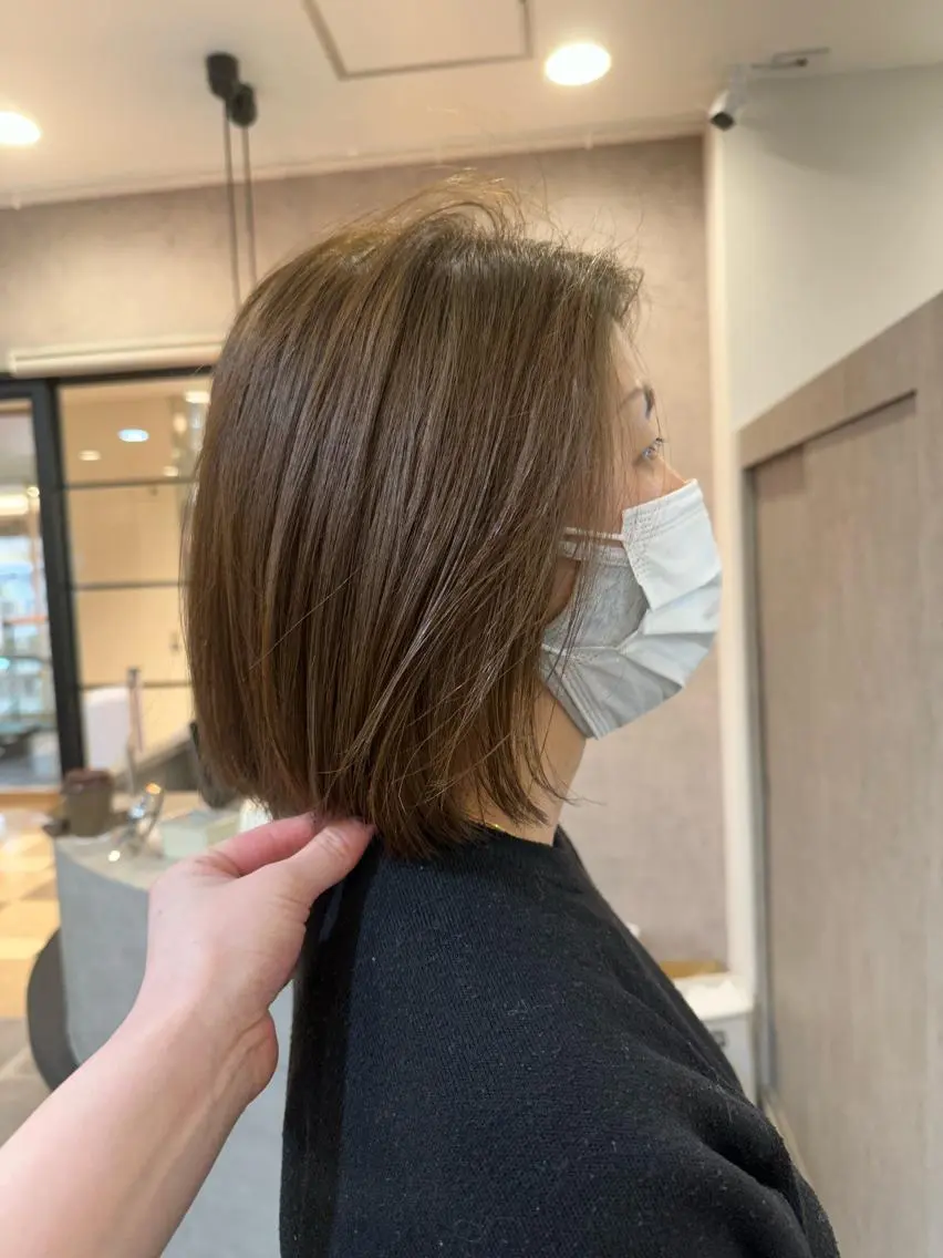 ショート アッシュ ノンダメージ 🥑mikubanのヘアスタイル