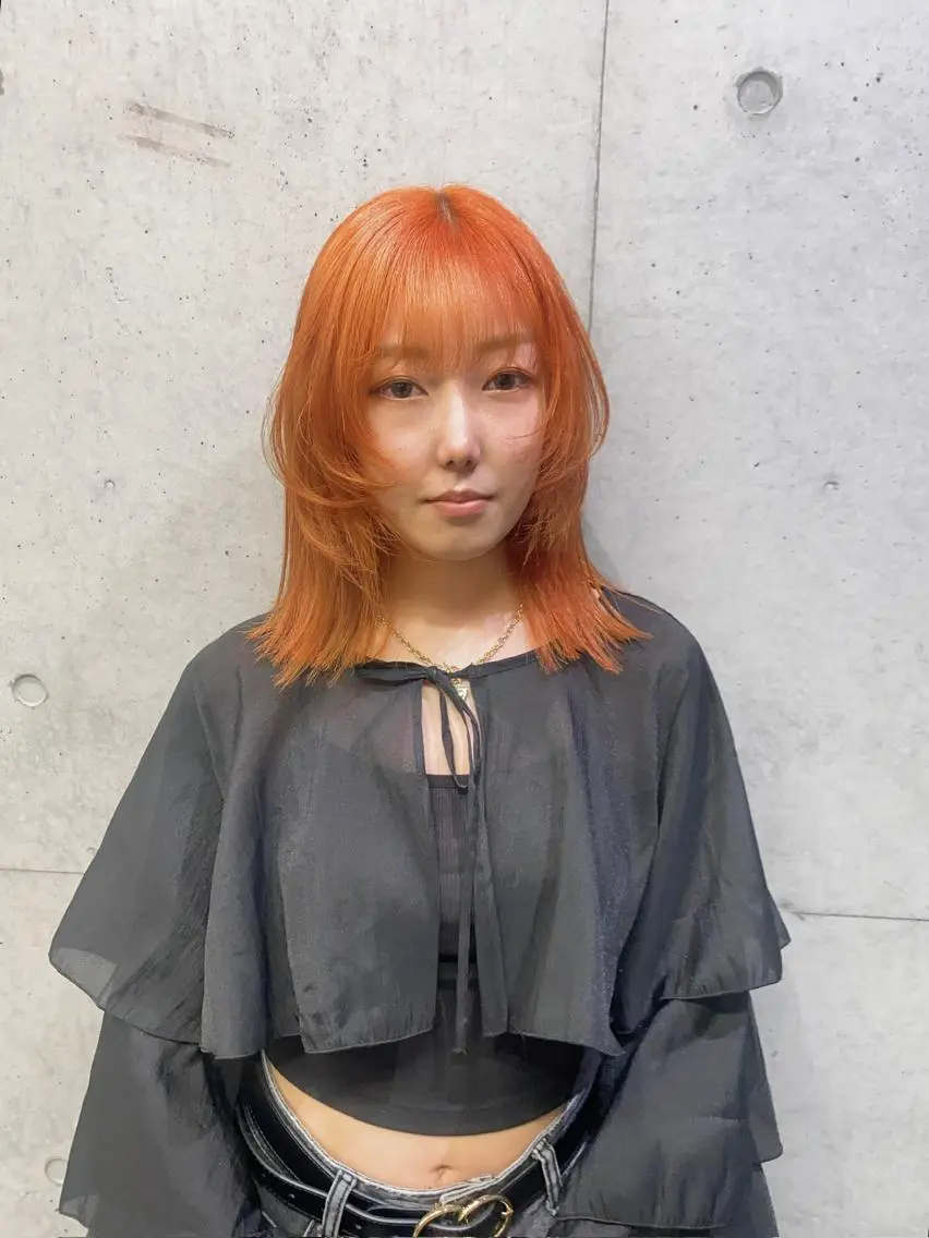 ミディアム カラー ヘアカラー トリートメント kaho🧸 / 大人styleのヘアスタイル
