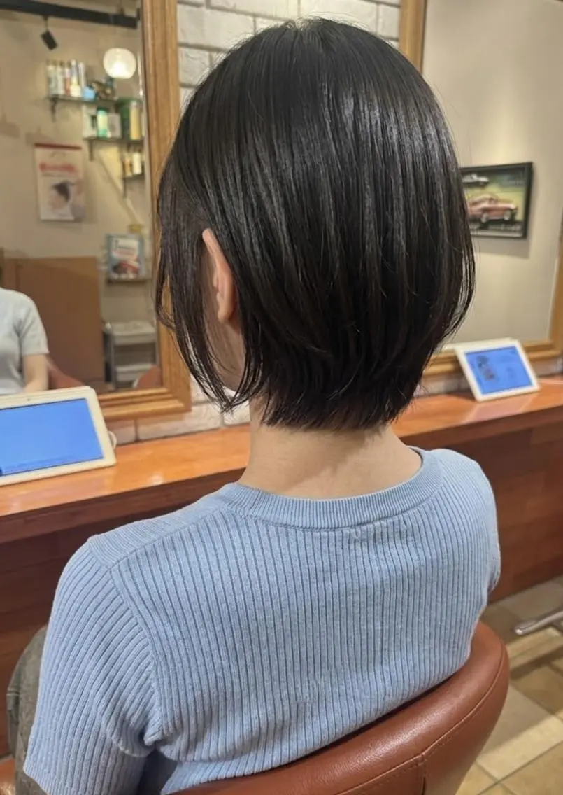 ショート ショートヘア カット トリートメント flencia 丸 和博|カットのヘアスタイル