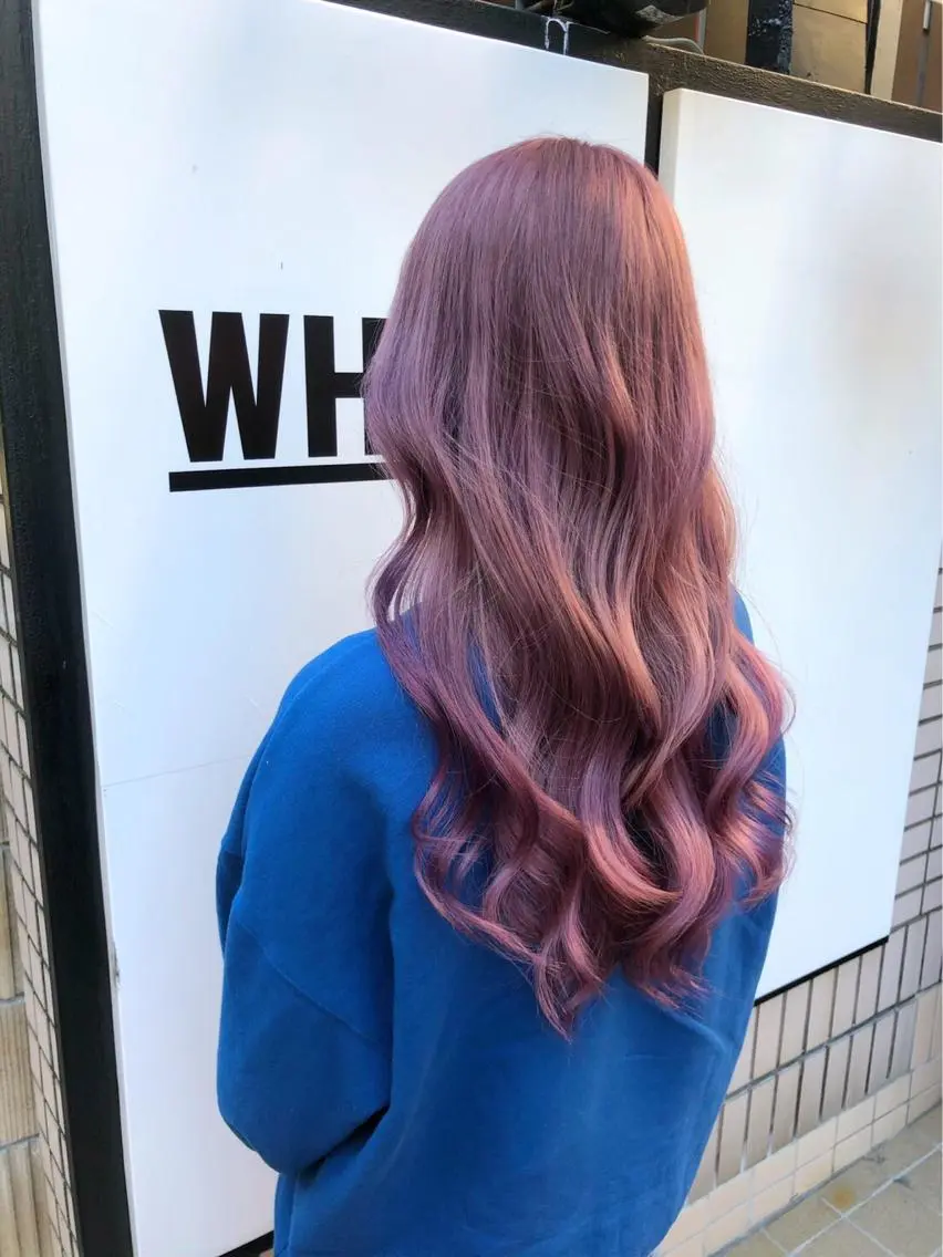 ロング カラー レイヤーカット❤︎ 韓国ヘア❤︎YUKAのヘアスタイル