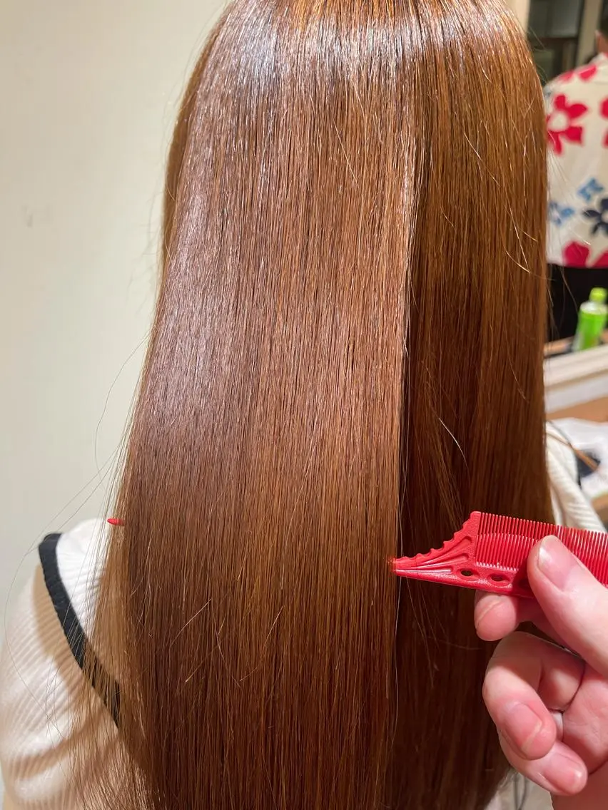 ロング 縮毛矯正 トリートメント ✂️メンズ特化✂️ 沖田　共洋のヘアスタイル