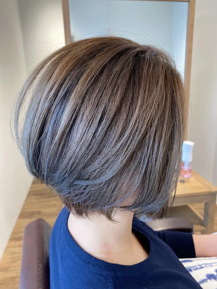 ショート カット ヘアカラー トリートメント ハイライト⭐️上野 高広のヘアスタイル