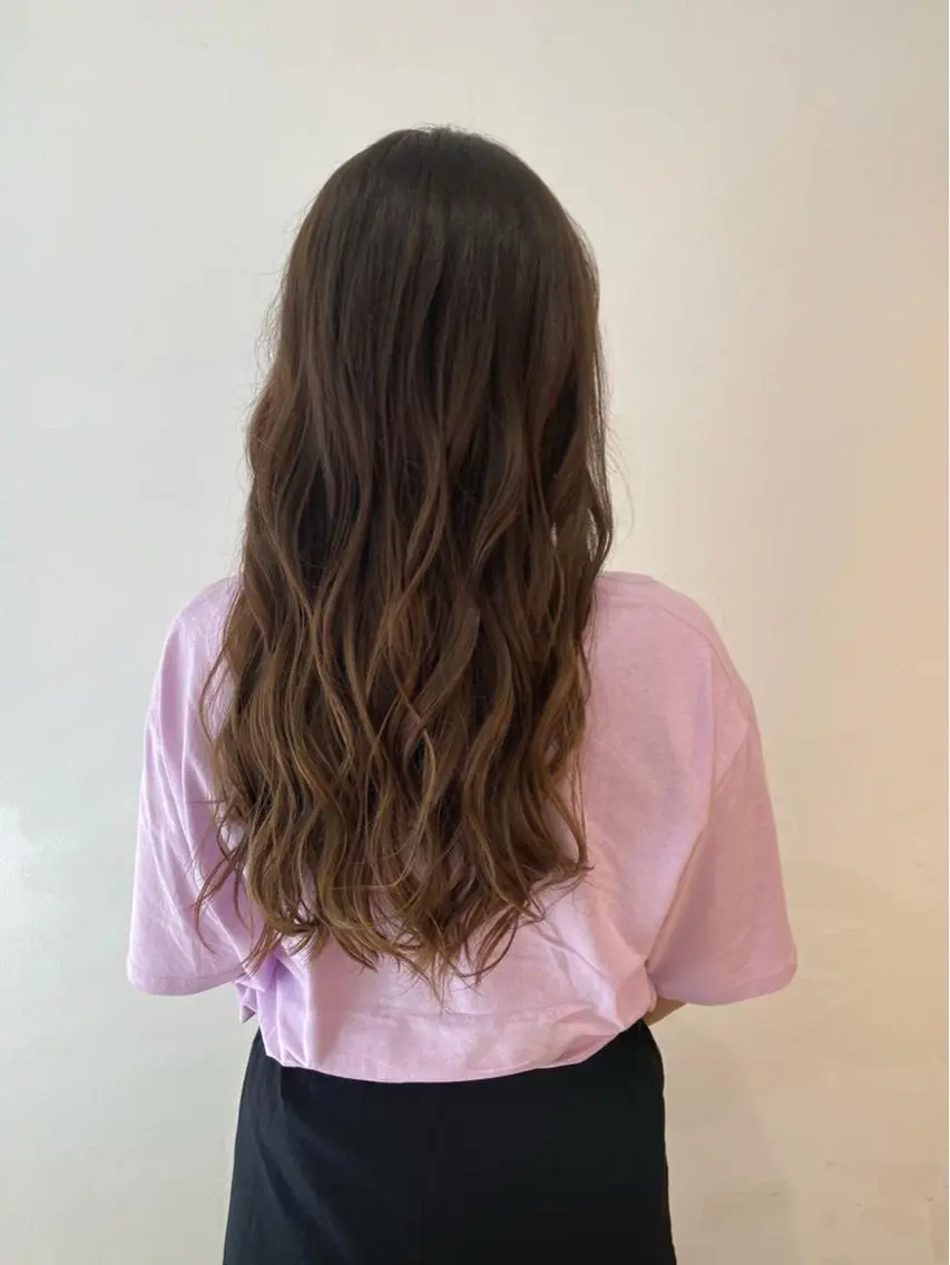 ロング カラー グラデーションカラー 縮毛矯正職人/艶髪 ✨️村上 渉のヘアスタイル