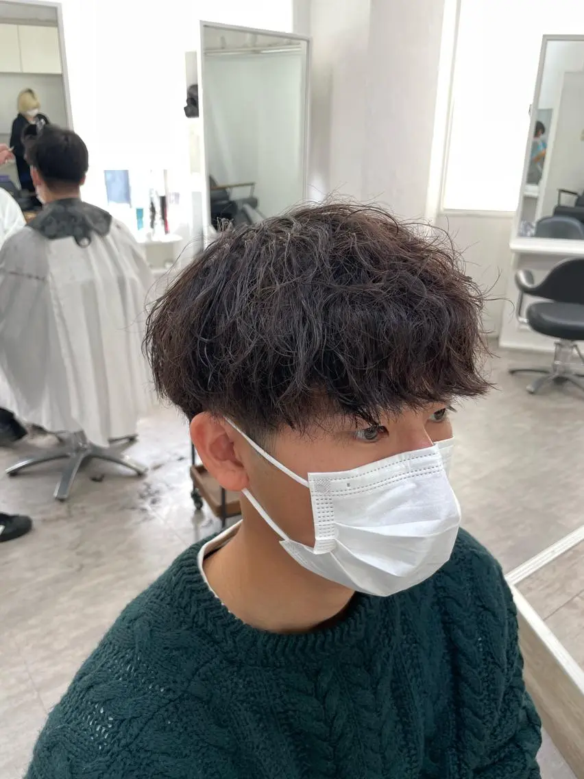 パーマ メンズ カット パーマ 町田No.1パーマ 特化✂︎小杉澪生のヘアスタイル