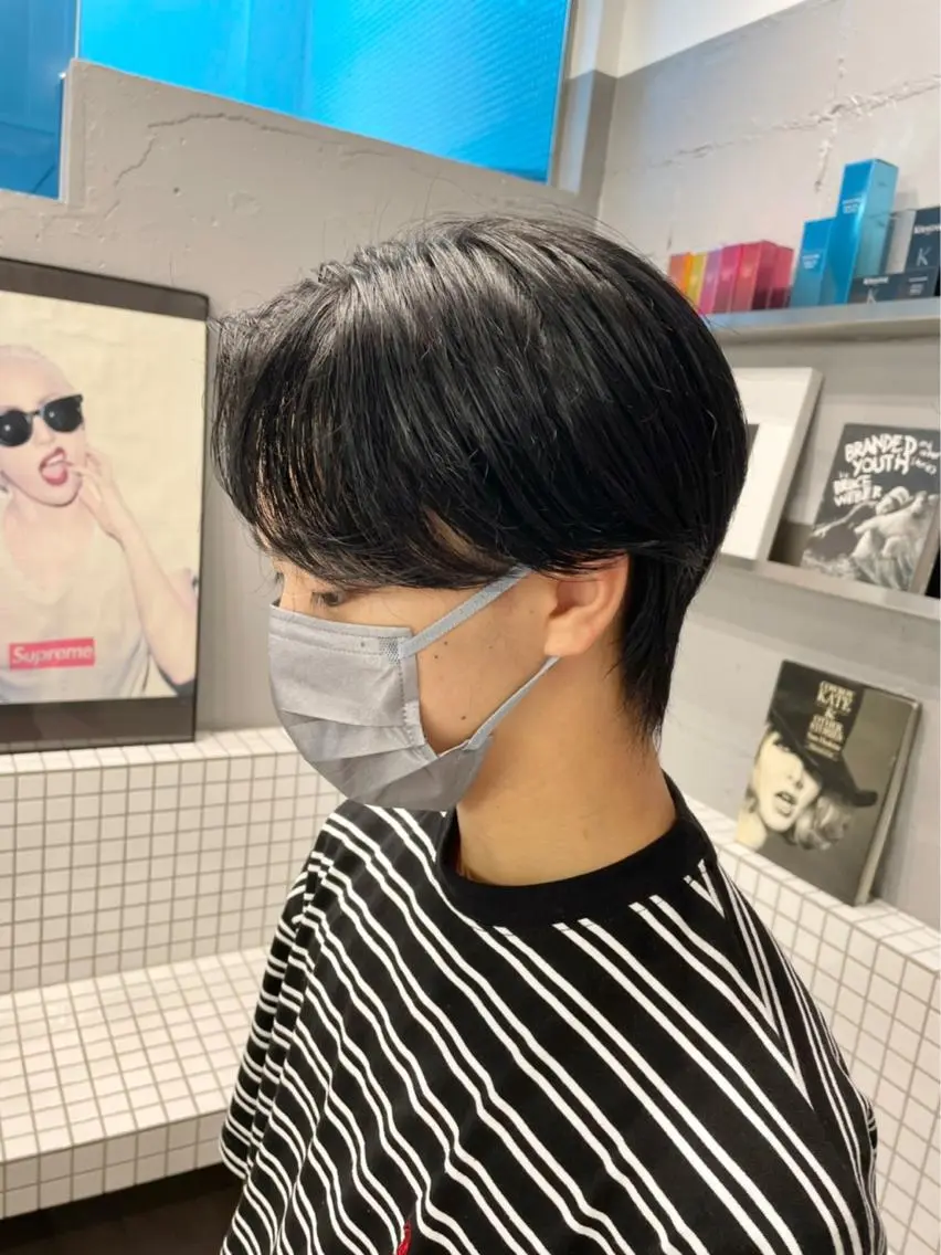 パーマ メンズ 松戸レイヤーカット 塚原悠斗のヘアスタイル