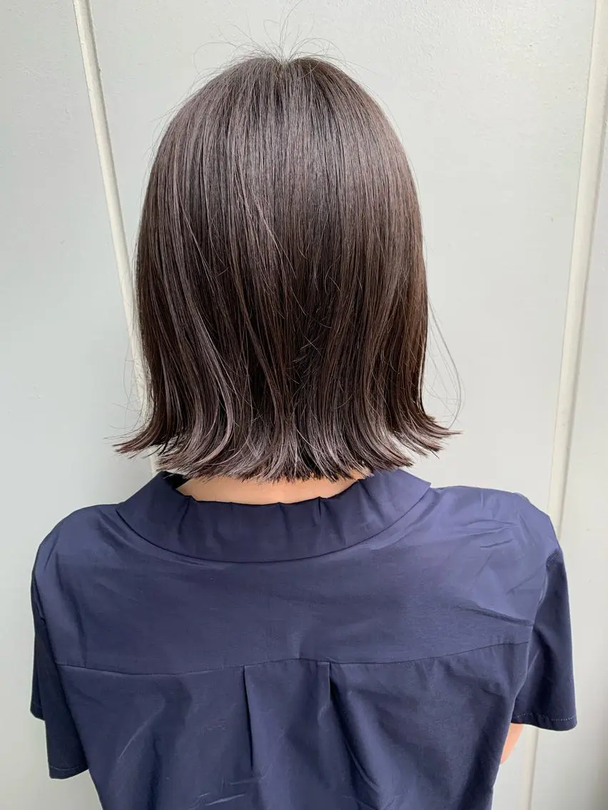 ミディアム カラー カット ヘアカラー トリートメント 明治神宮前 NANAMIのヘアスタイル