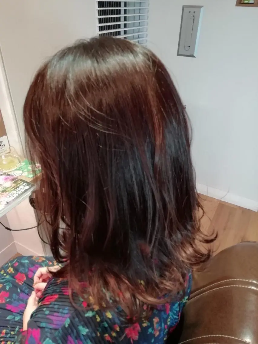 カラー ブラウンカラー 堀 望美のヘアスタイル