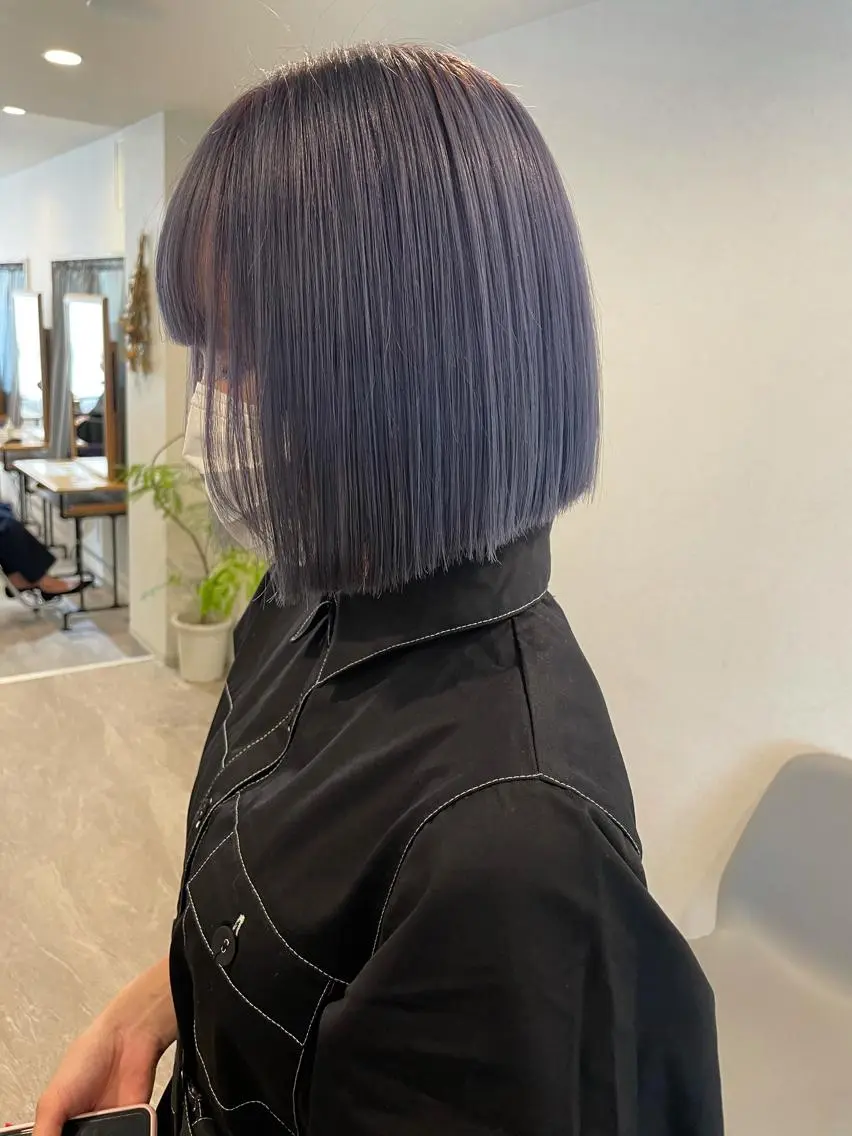 ショート カラー ブリーチ ケアブリーチ 透明感カラー イルミナカラー 髪質改善 カット ヘアカラー トリートメント 安藤 佑衣のヘアスタイル