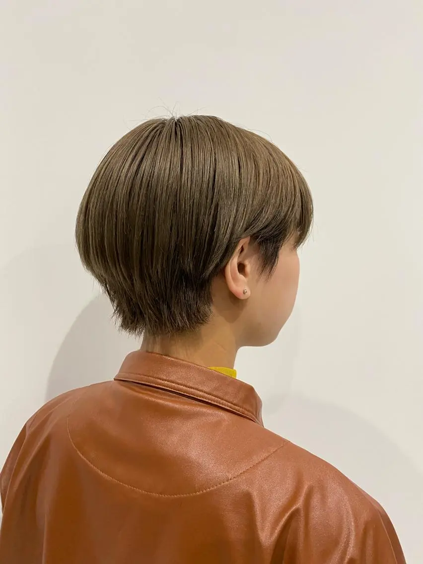 ショート カラー 透明感カラー Ryo リョウのヘアスタイル