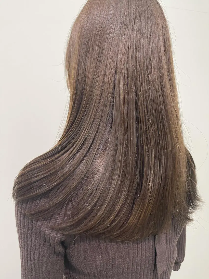 セミロング ヘアアレンジ カット ヘアカラー トリートメント 艶髪ショートの匠✂️ 錦糸町佐藤店長のヘアスタイル