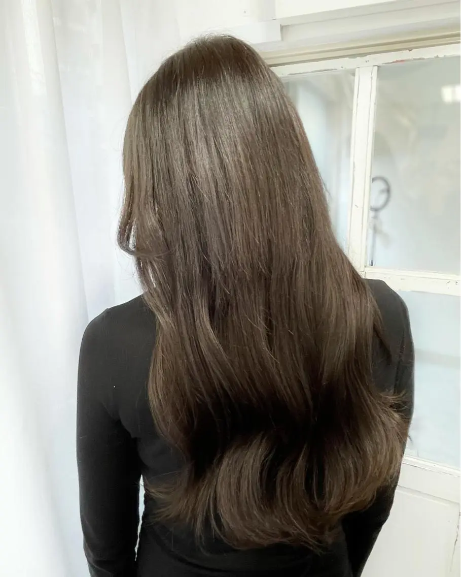 ロング カラー カット ヘアカラー エクステ ヘアセット 韓国ヘア🤍髪質改善 🇰🇷AKANEのヘアスタイル