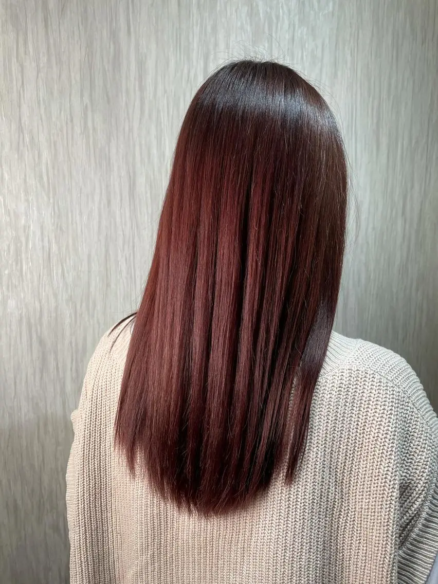 ロング カラー トリートメント カット 縮毛矯正 トリートメント newiGRANDE 🌈萩原聖也のヘアスタイル