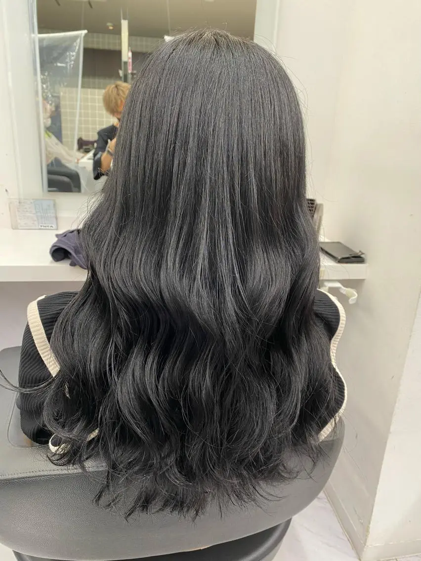 セミロング カラー ヘアアレンジ メンズ特化 水口湧太のヘアスタイル