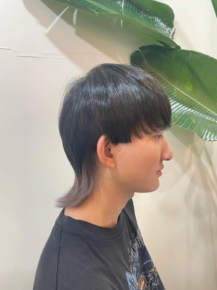 ショート カラー メンズ 編み込みエクステ プルエクステ シールエクステ メンズバレイヤージュ メンズブリーチ カット ヘアカラー WEST OLAND加藤圭介のヘアスタイル
