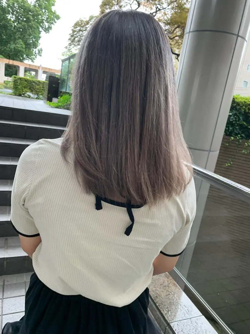 ミディアム カラー flocci🌙 フロクシのヘアスタイル