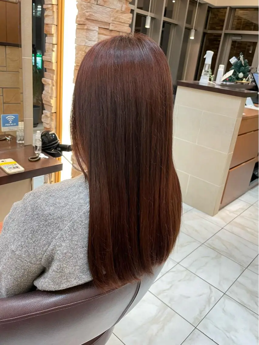 ロング ヘアカラー 新籾 尚哉のヘアスタイル