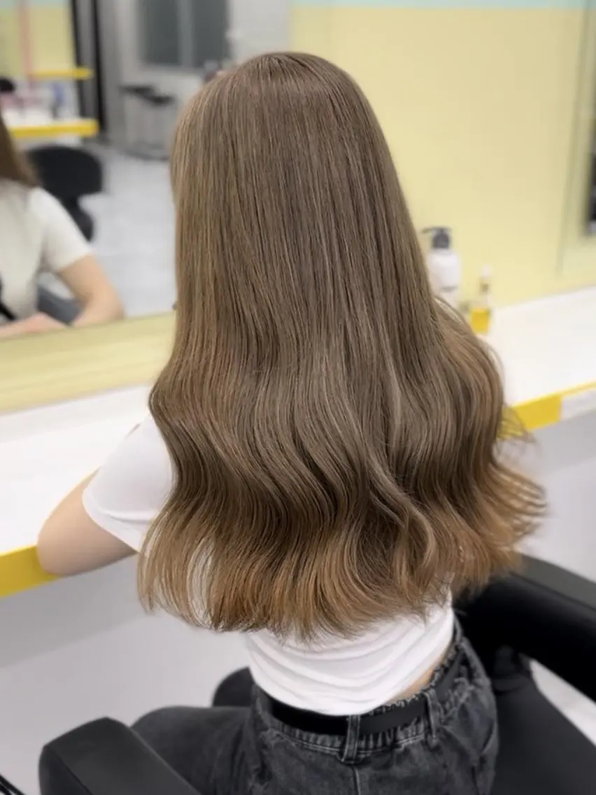 ロング カラー パーマ ロング 🎀ダブルカラー🎀 ♡Kanon♡のヘアスタイル