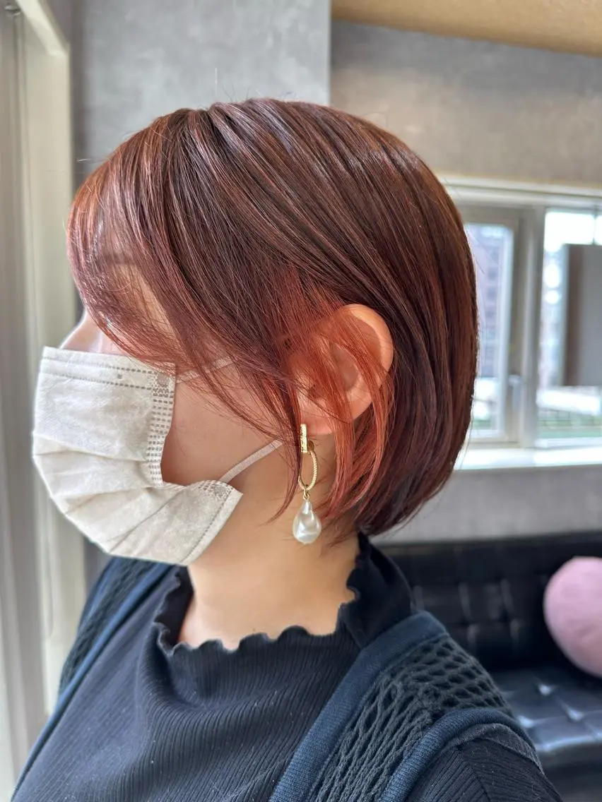 ショート カラー 🫧アレンジ・髪質 改善maica🫧のヘアスタイル