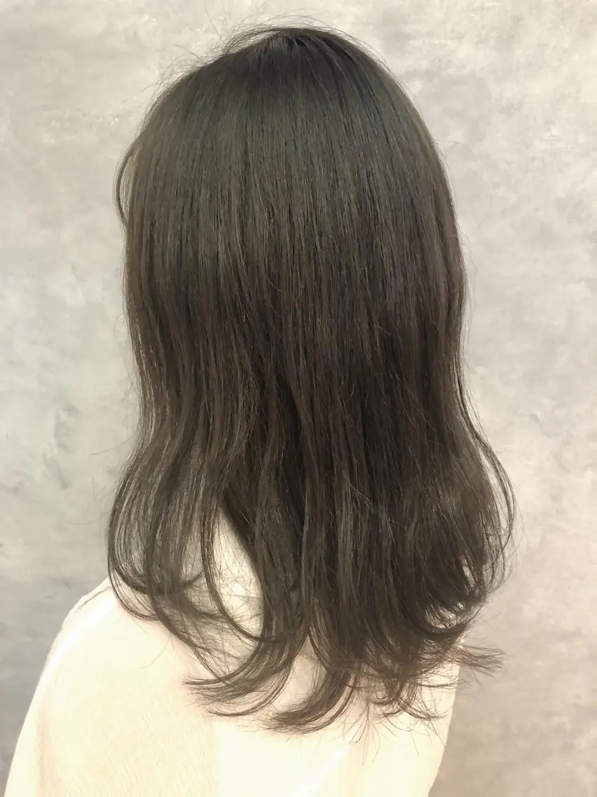 セミロング カラー カット ヘアカラー トリートメント 五月女 隼人のヘアスタイル