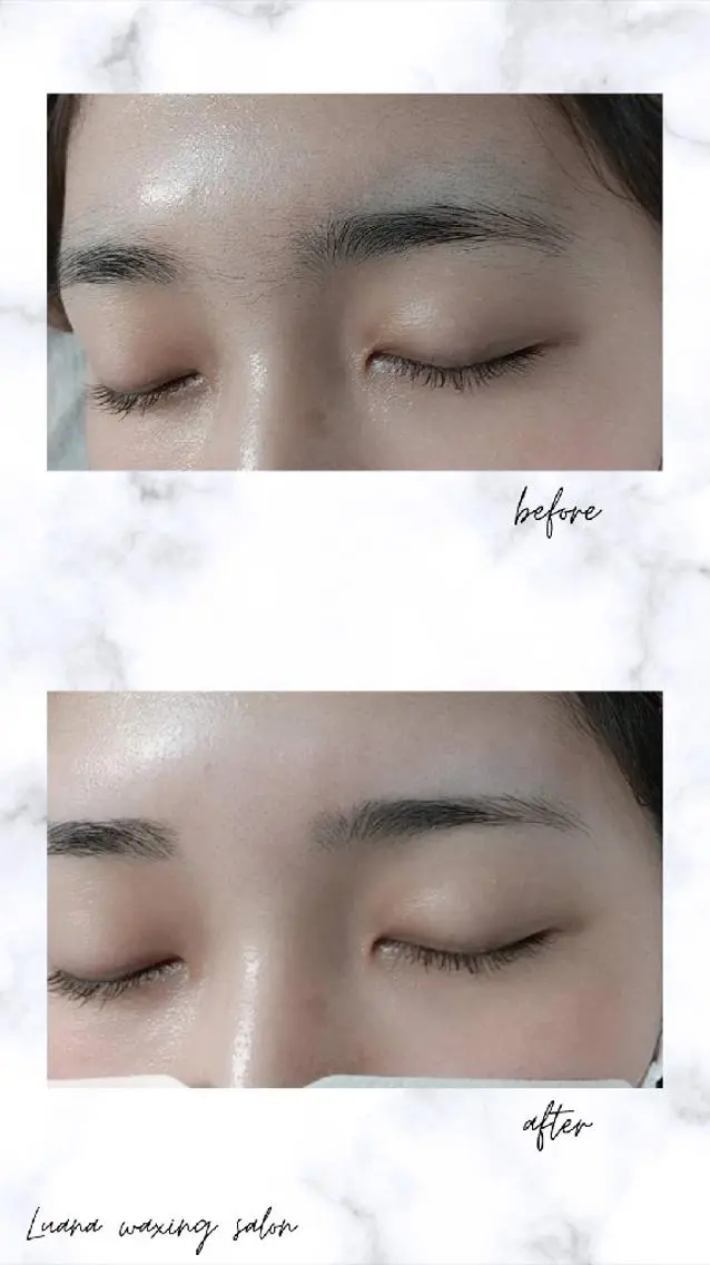 アイブロウ 眉毛ワックス脱毛 Luana wax 🐚根本のエステ・リラクイメージ