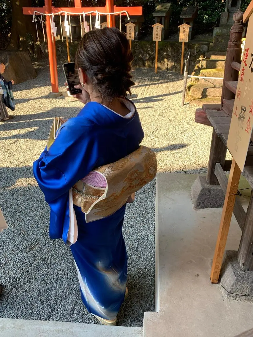 着付け 新保 佳世のヘアスタイル