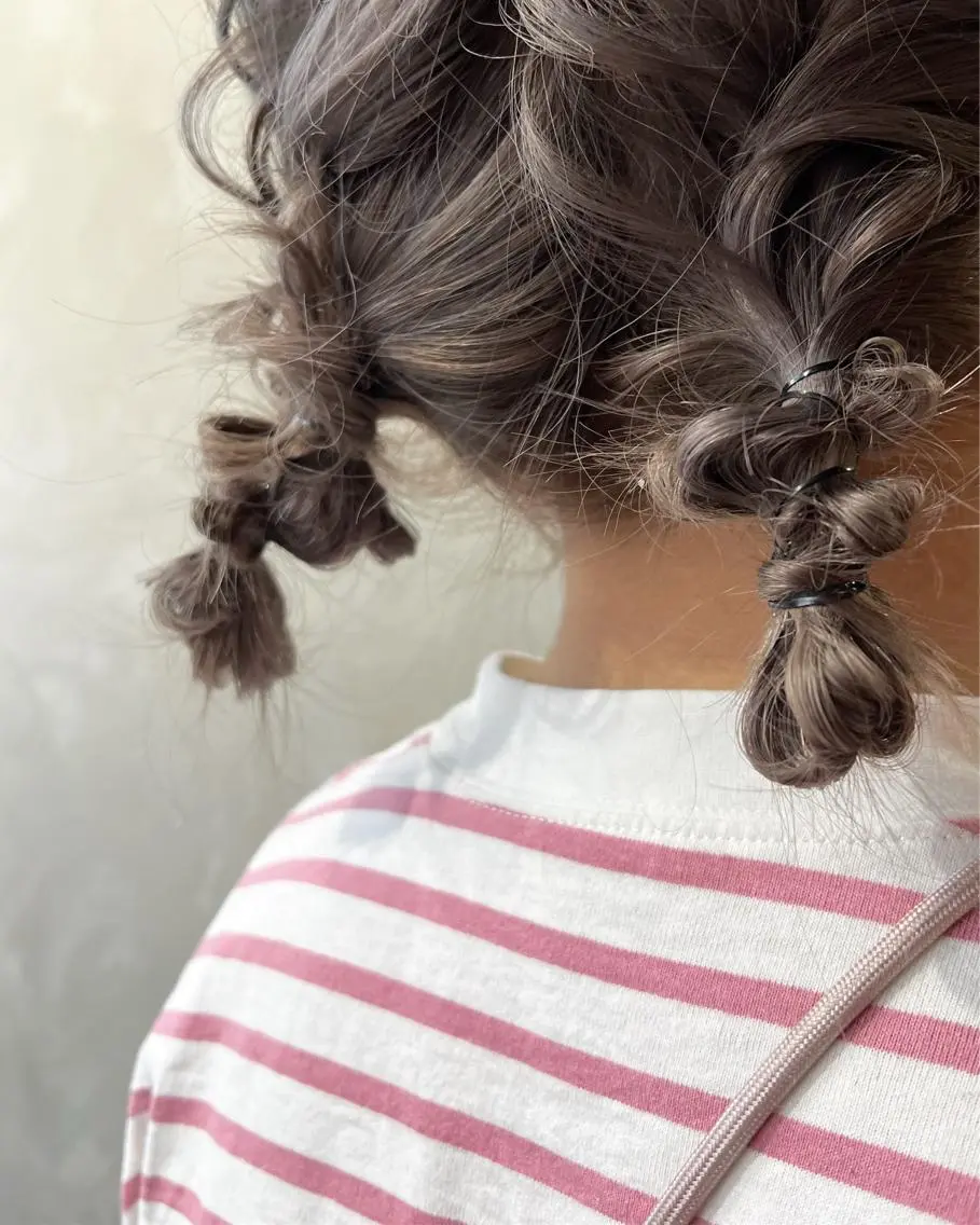 ミディアム カラー ヘアアレンジ ツキノキ　ミナ 8月から西梅田店のヘアスタイル