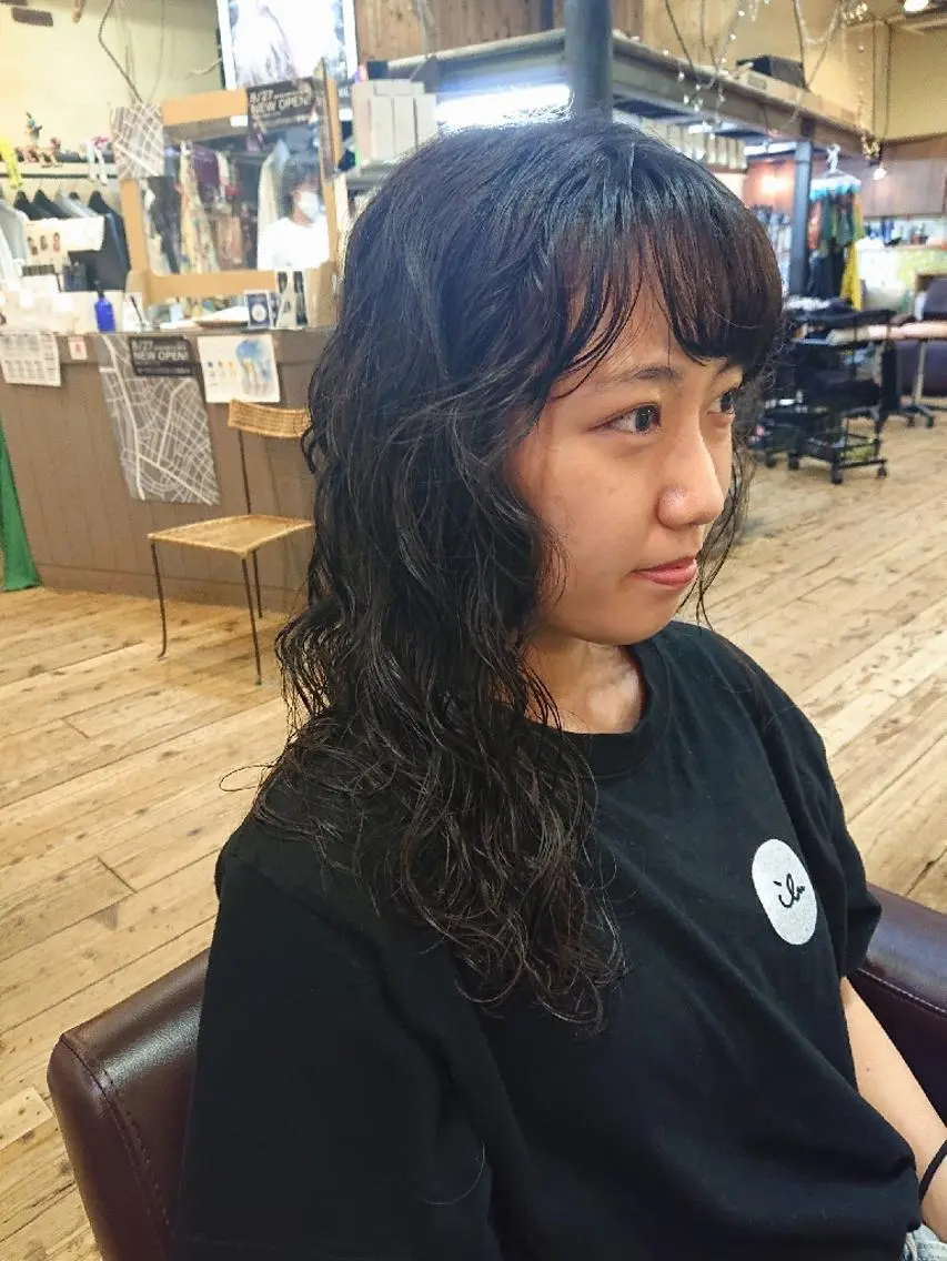 セミロング セミロングパーマ 「sumi」 AMIのヘアスタイル