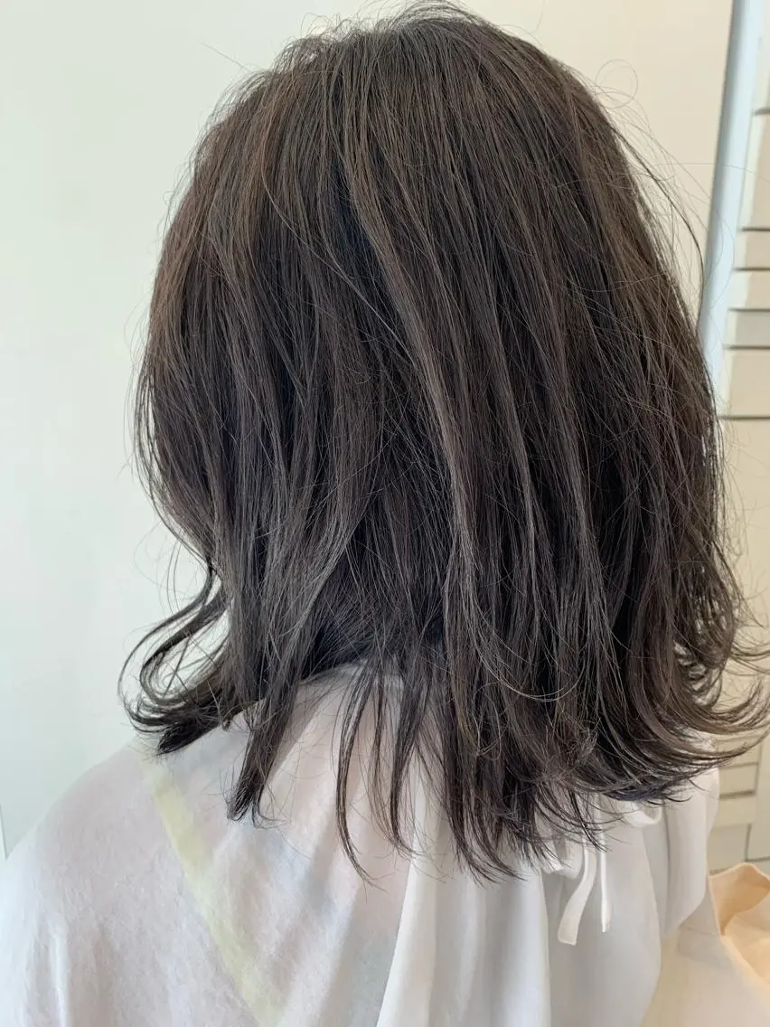 ミディアム カット 美髪形成!色素改善! 秋田 和輝のヘアスタイル