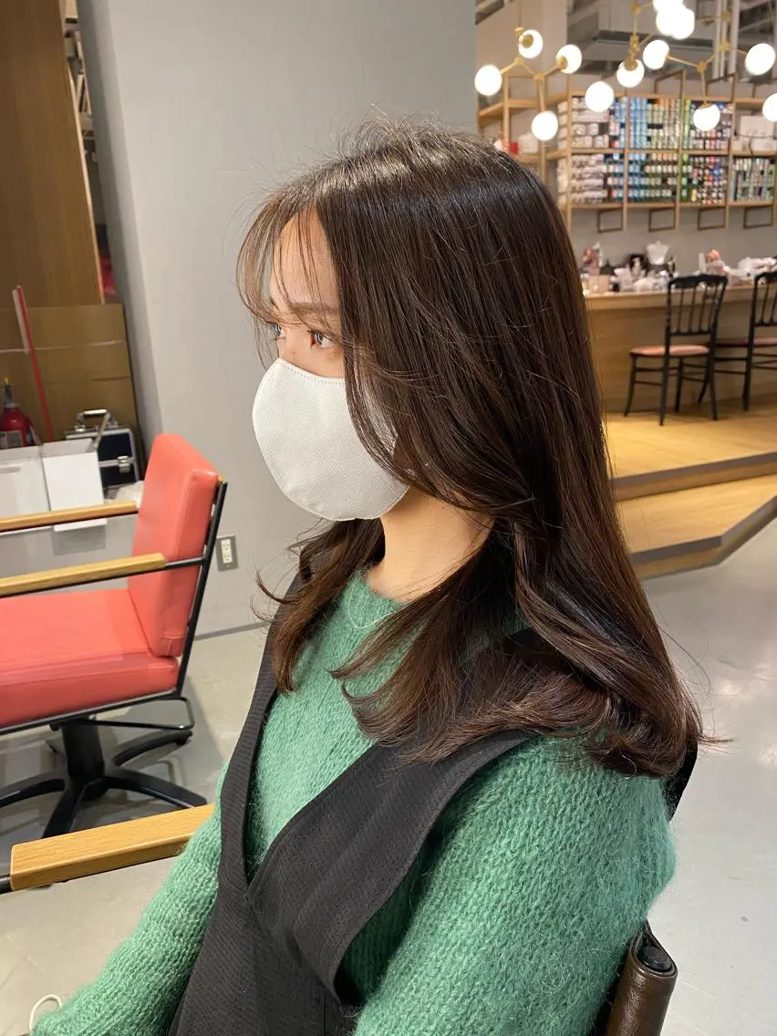 ロング カラー unopulir 景山　凌のヘアスタイル