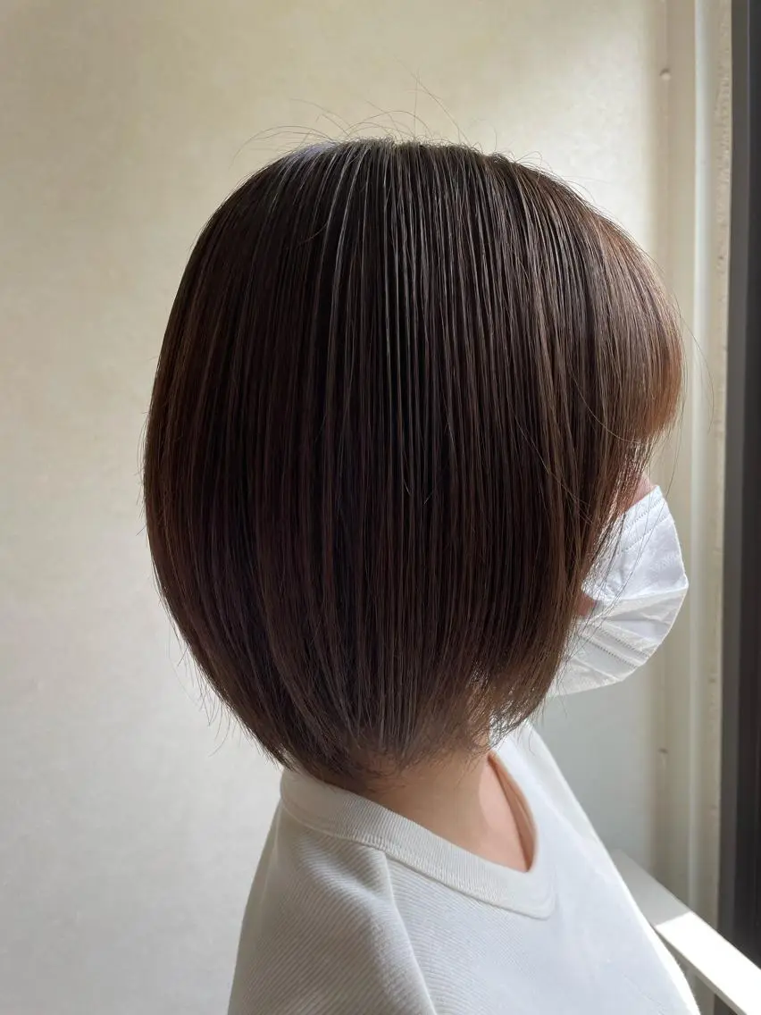ショート カラー 透明感カラー グレージュ オリーブグレージュ オリーブグレー 柳井 準平のヘアスタイル