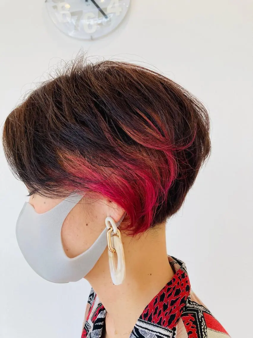 ショート カラー PazRood 山下のヘアスタイル