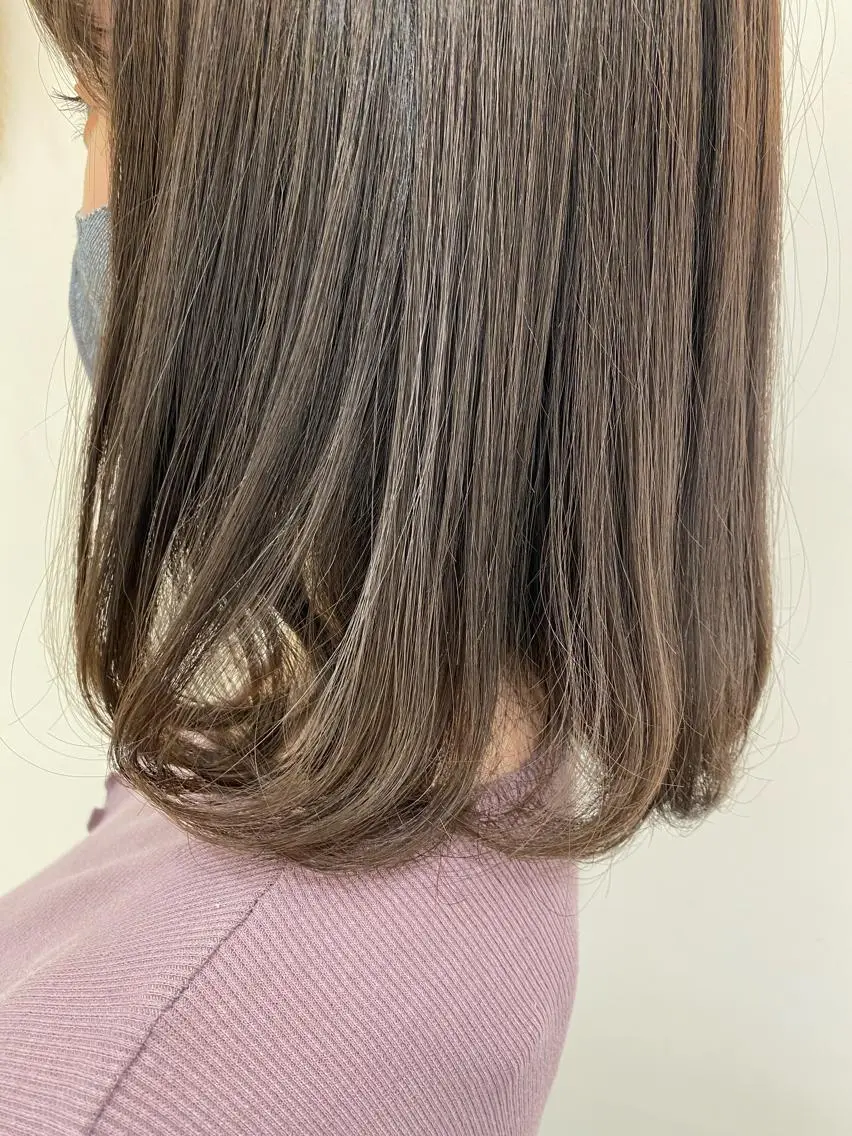 ミディアム カラー 銀座メンズ専門🖤 叶奈々のヘアスタイル
