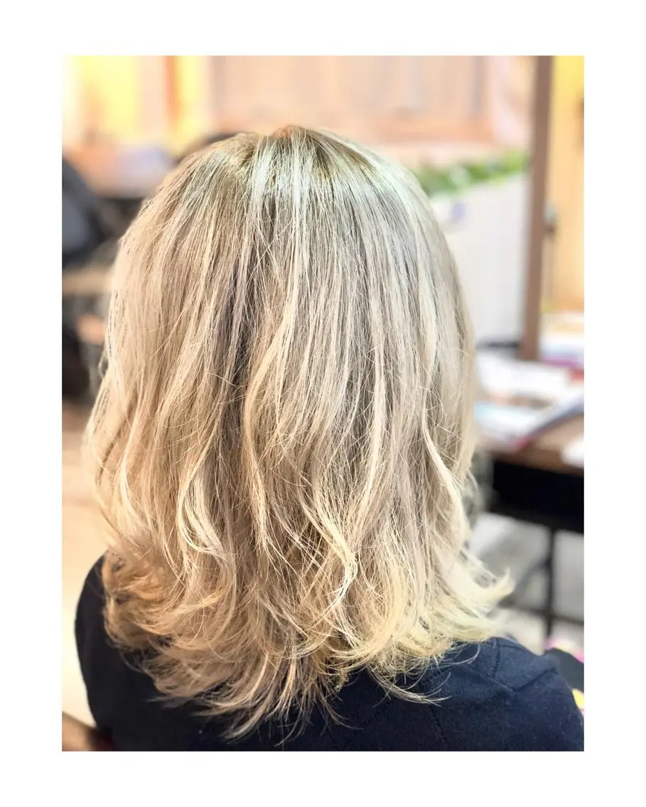 ミディアム カラー アッシュ ハイライトカラー ハイライト ☆est hair☆ 新宿ナプラスタジオのヘアスタイル