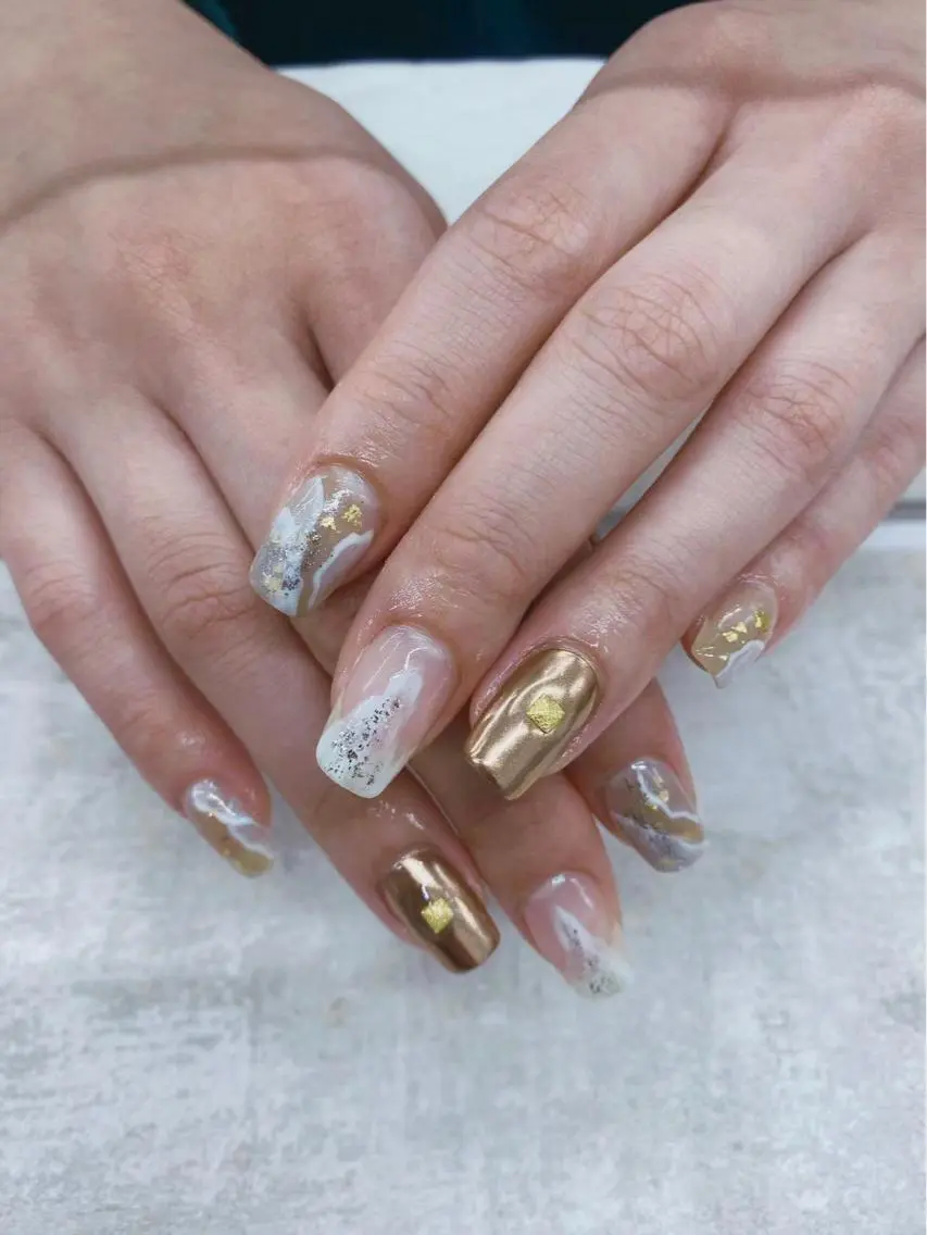 ネイル ニュアンスネイル Romine アイラッシュ&ネイルのマツエク・マツパデザイン