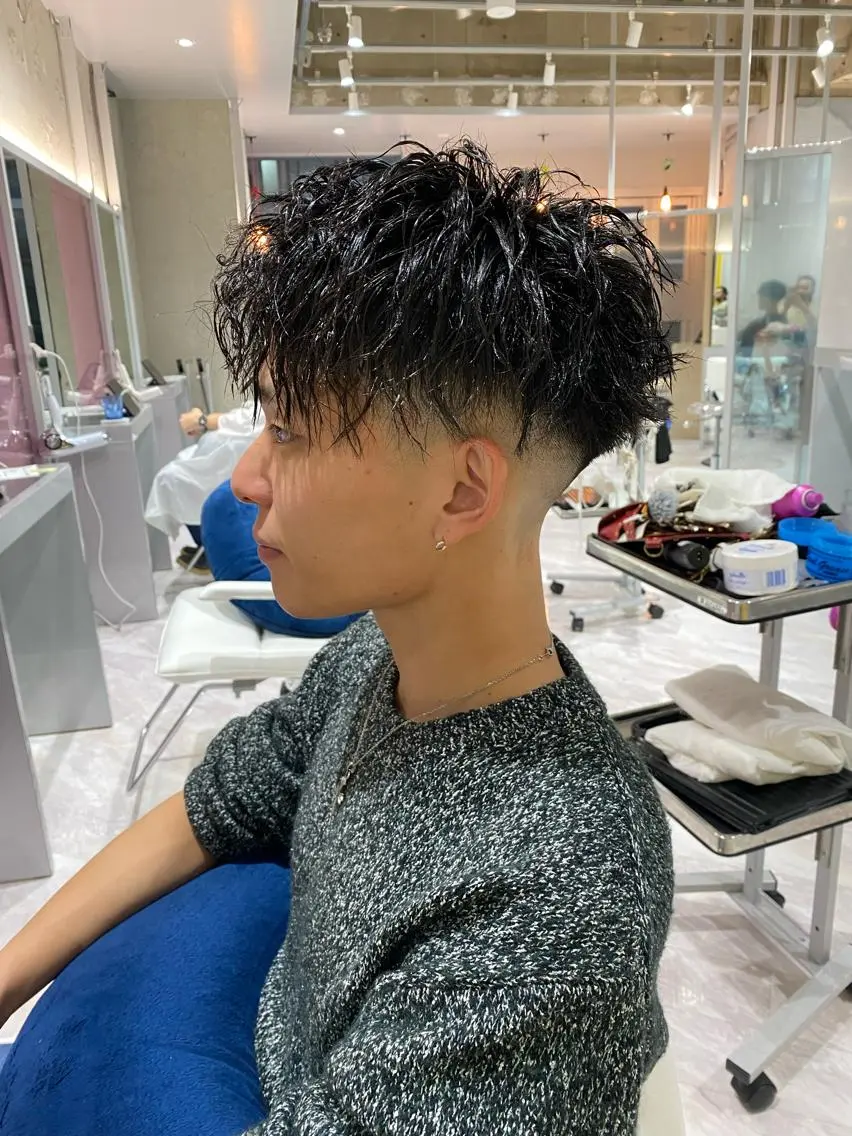 ショート パーマ ツイストパーマ Riganuts王子 Hayato✂︎のヘアスタイル