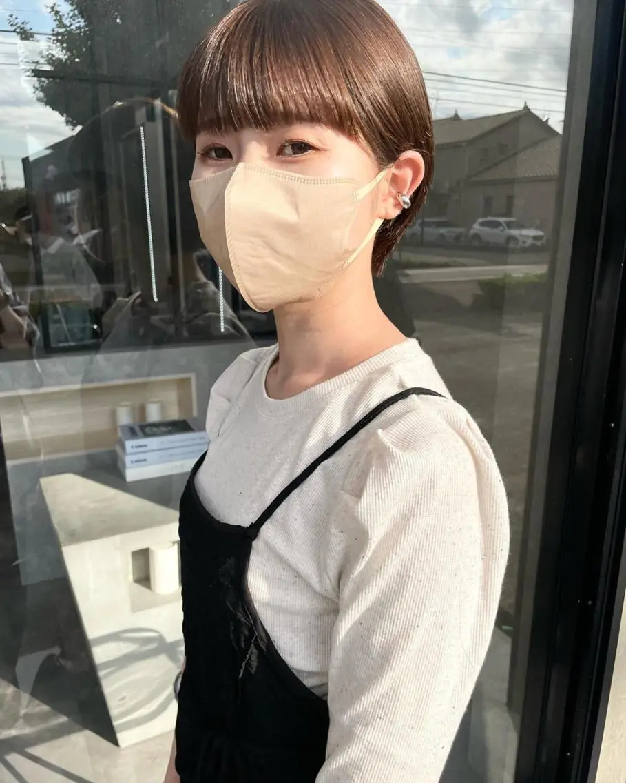ショート ショートヘア 河原 亮のヘアスタイル