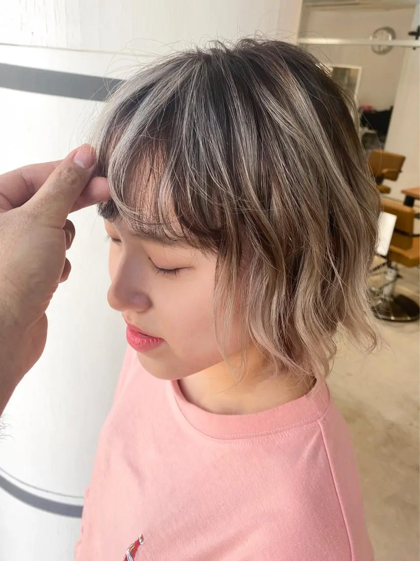 ショート カラー welring hair salonのヘアスタイル