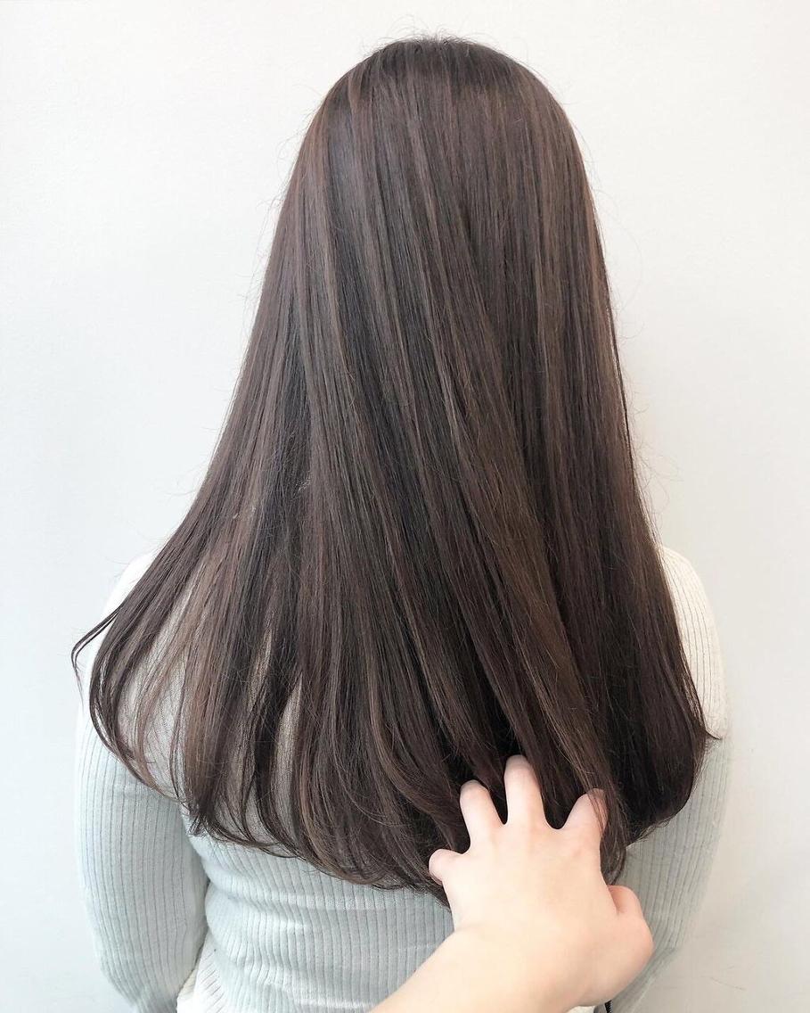 ロング カラー ハイライトカラー バイオレットカラー ハイライト トップスタイリスト ✨KIRIKA中野✨のヘアスタイル