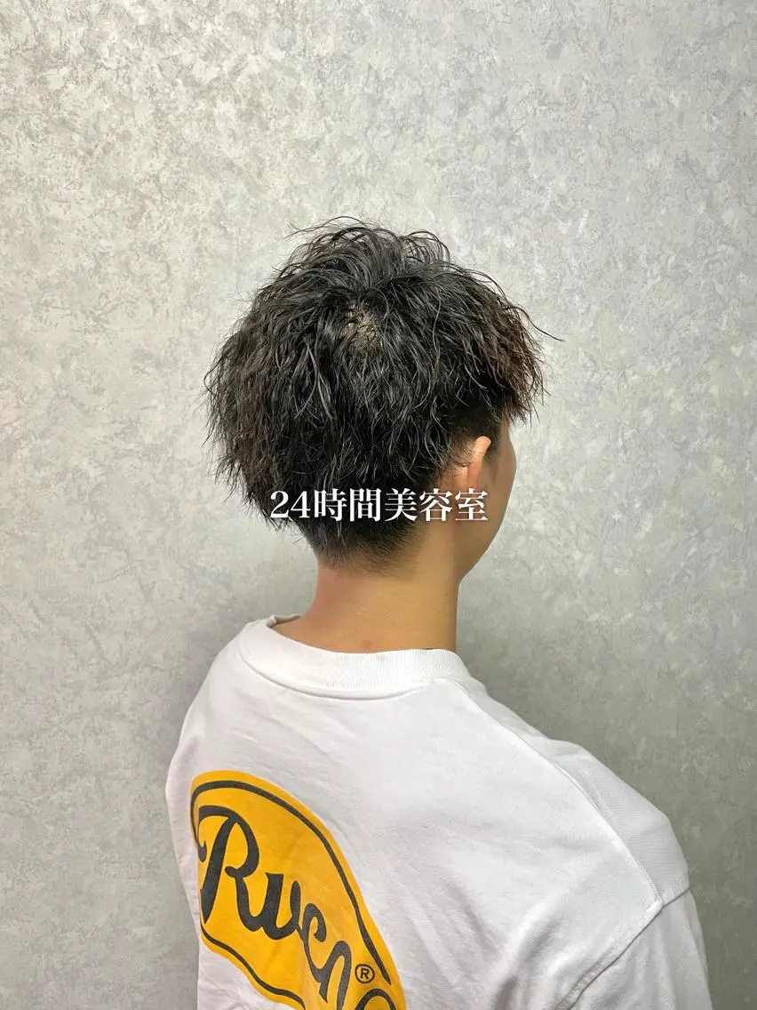 ショート パーマ メンズ 深夜美容師 SHOEIのヘアスタイル