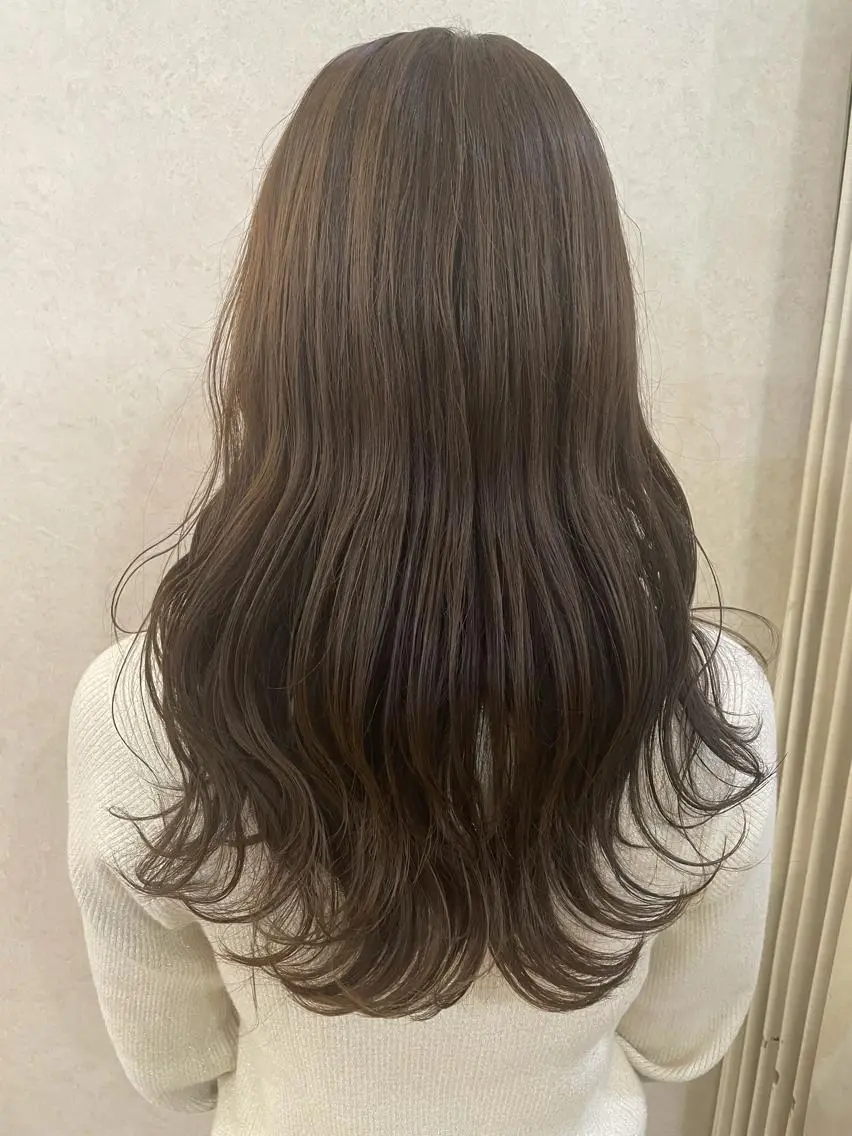 カラー ブラウンカラー 透明感カラー オリーブブラウン オリーブカラー 艶髪🇰🇷髪質改善 🎀ikuno🎀のヘアスタイル