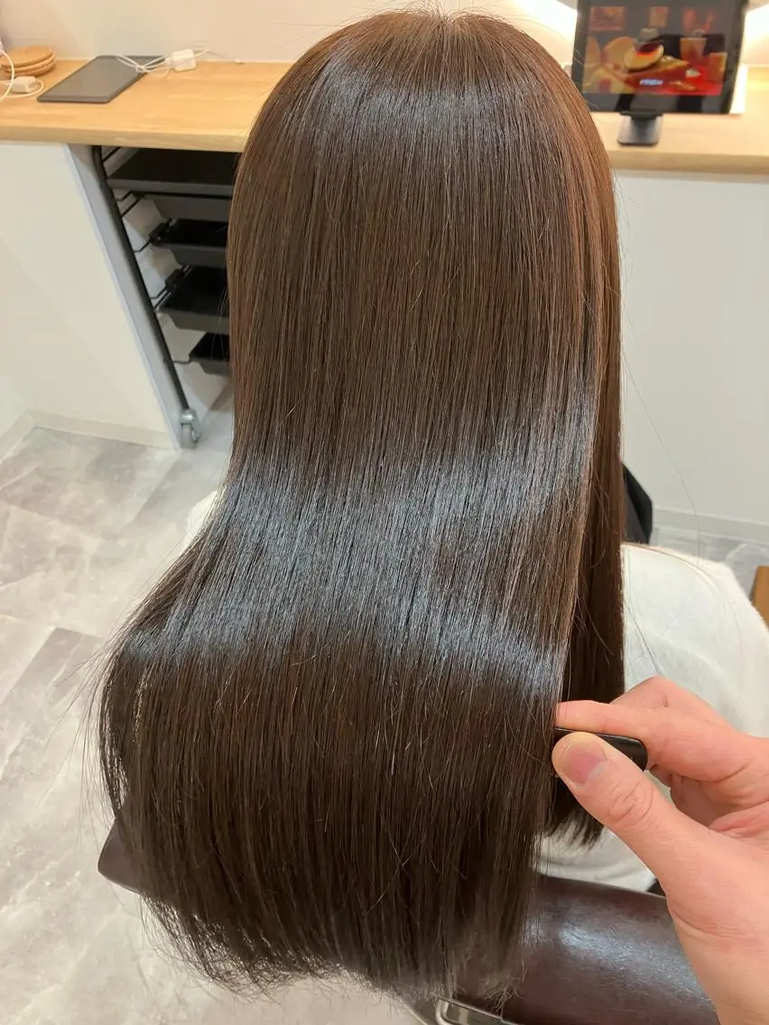 ロング カラー ヘアアレンジ キッズ カット ヘアカラー トリートメント 横浜関内髪質改善 re:Magoのヘアスタイル