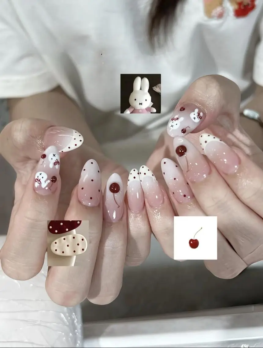 ネイル 長さ出し フラワーネイル 韓国ネイル 持ち込み ワンホンネイル Rina Nail.Novaのネイルデザイン