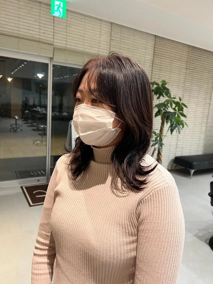 セミロング カラー 🔥メンズパーマ🔥 鈴木 翔斗のヘアスタイル