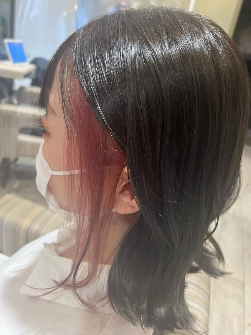 ミディアム カット ヘアカラー トリートメント 友松 世奈のマツエク・マツパデザイン