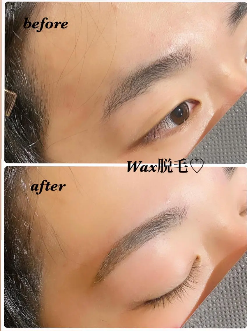 アイブロウ メンズアイブロウ 眉毛ワックス脱毛 ハーブピーリング専門 毛穴洗浄❤️眉waxのエステ・リラクイメージ
