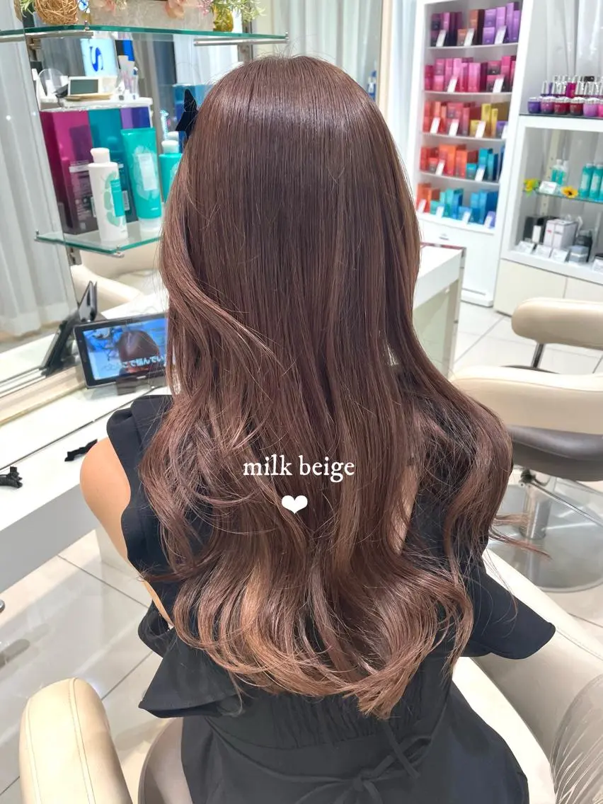 ロング カット ヘアカラー トリートメント ♡大人カワイイ hair♡徳井はやとのヘアスタイル