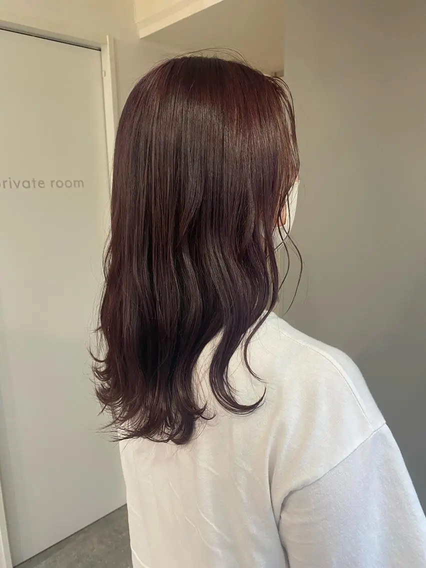 セミロング カラー ヘアアレンジ ブリーチ ヘアカラー ボブ /ニュアンス/ satomi🧸💖のヘアスタイル
