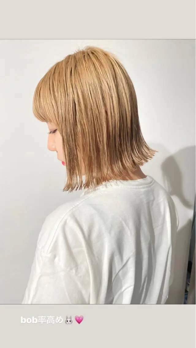ミディアム カット ヘアカラー トリートメント マンツーマン施術🦋 ayajuのヘアスタイル