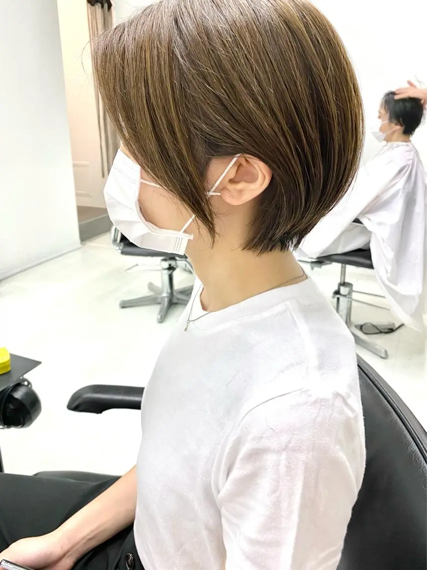 ショート カラー ヘアアレンジ カット 似合わせ専門美容師 なかじまのヘアスタイル